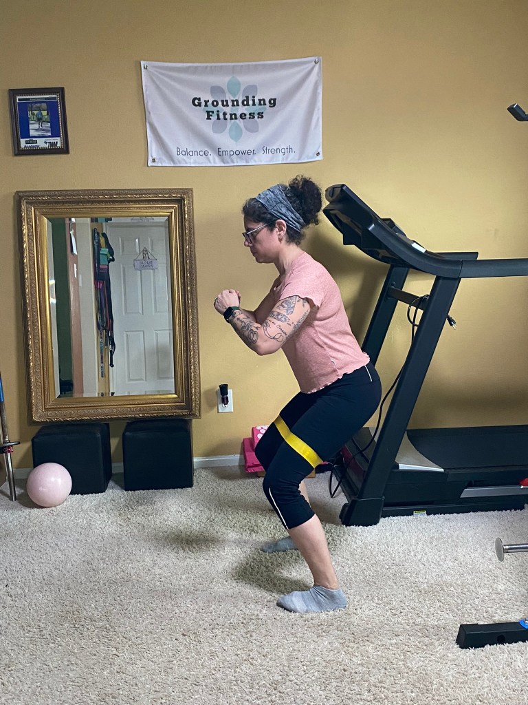 Carola performing Monster walks