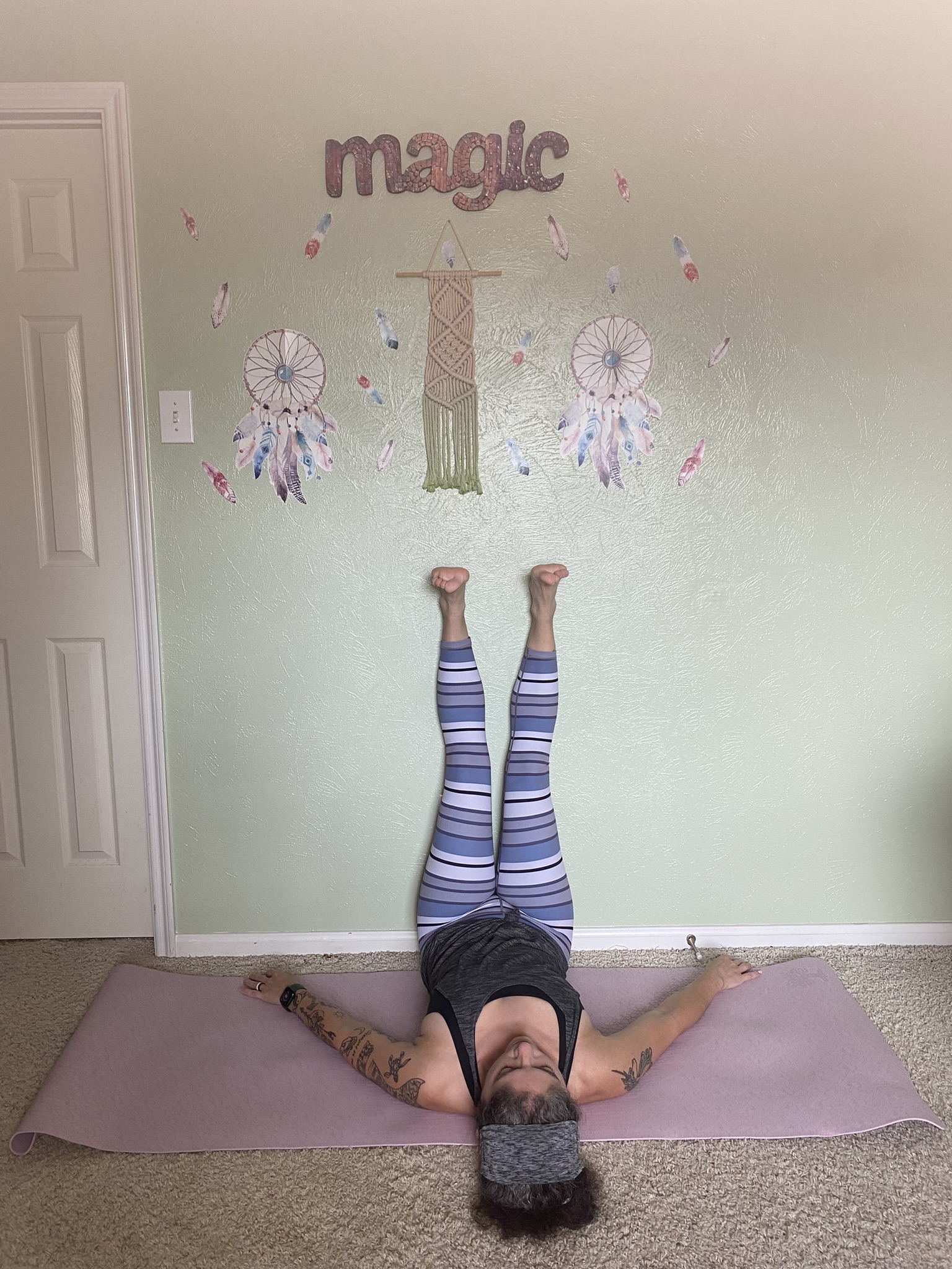 Viparita Karani (Legs up the wall pose)